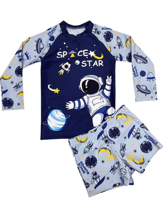 Star Costum De Baie Pentru Copii Set Gri Star Costum De Baie Pentru Copii Set Gri