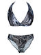Set Bikini Animal Print Μαύρο