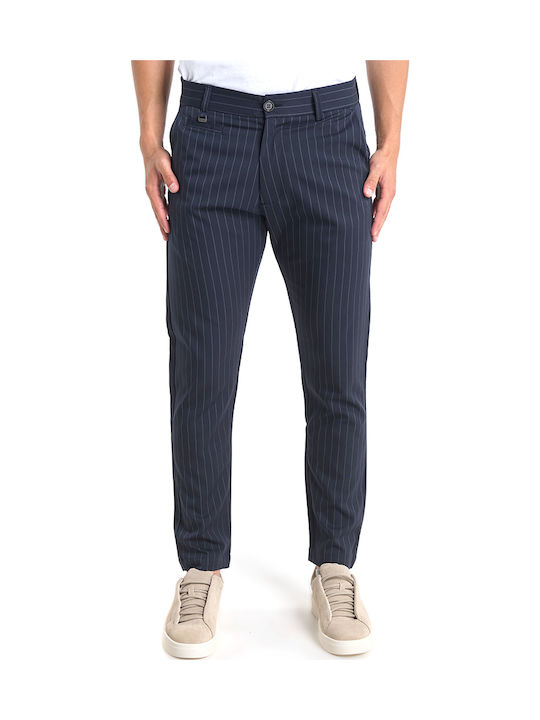 Men's Slim Fit Jeans White-Blue
