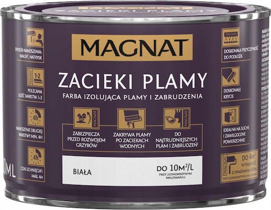 Magnat Акрилна Боя Изолационни Петна Цвят Бял Матиран 0.4л