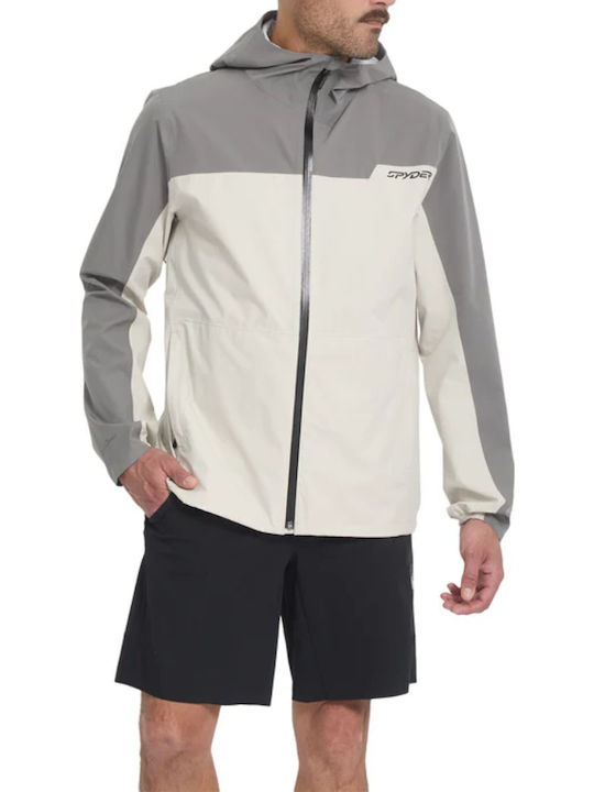 Jacket Waterproof Beige-Grey