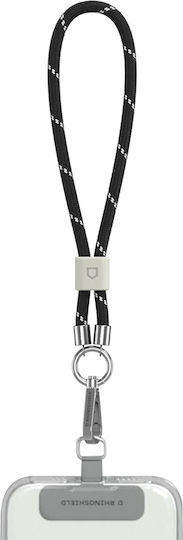 Rhinoshield Adjustable Braided Smartphone Lanyard Secure Attachment Black