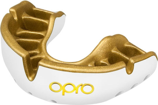 Μασέλα Opro Gold Level Self-fit Youth Mouthguard White Gold