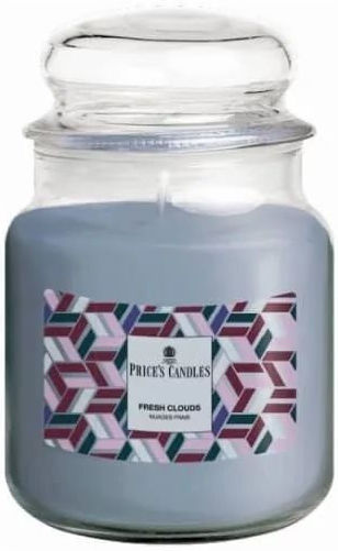 Ароматична Свещ Средна 375гр Price's Candles Fresh Clouds