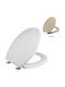 Elvit Toilettensitz Kunststoff Beige