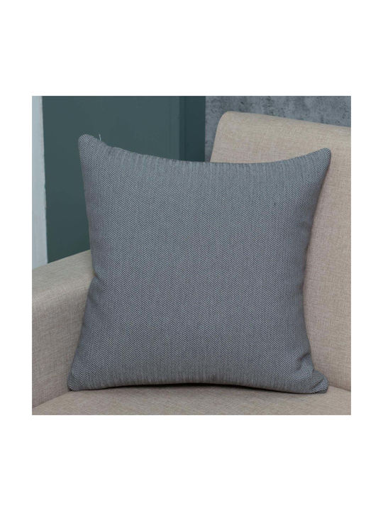 Decorative Pillow Case Zen Dark Gray 45x45cm