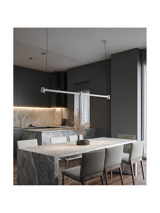 VK Lighting Pendant Light Gold LED with Warm White Light