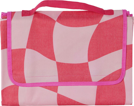 Picknick- und Strandmatte 150x180cm Wasserdichte PVC Basis Rosa
