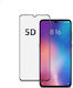 Full Glue 5D Закалено Стъкло Xiaomi Redmi 9 Черно