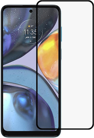 Αντιχαρακτικό Τζάμι Προστασίας Motorola G22 Full Cover Oem