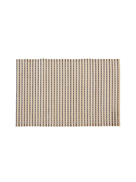 Zaros Zaros Tischsets Bambus Schwarz 45x30cm 6 Stück