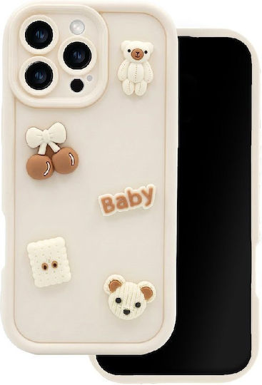 TelForceOne Back Cover Din Silicon Bej (Galaxy A36)