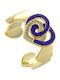 Loisir Women's Gold Plated Ring with Zircon