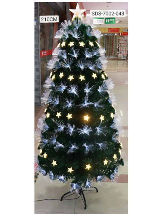 Christmas Tree Decorated 210cm with LED Lighting
