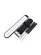 Silicone Watch Strap Garmin Forerunner 220 230 235 630 735 Black White Οεμ