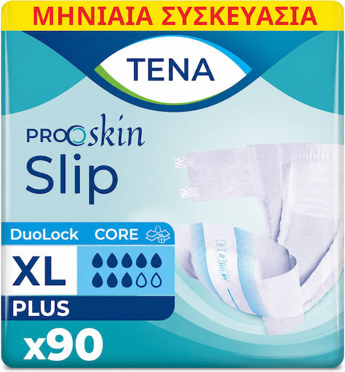 Tena Proskin Slip Plus Пелени за Инконтиненция XLarge в Сив Цвят 90 Броя
