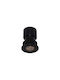 VK Lighting Metallic Recessed Spot with Built-in LED and Natural White Light Black 6.2x6.2cm