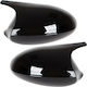 Bmw 3 E90 E91 E92 E93 05-09 Mirror Cover Black Glossy Left + Right 2 Pcs Set