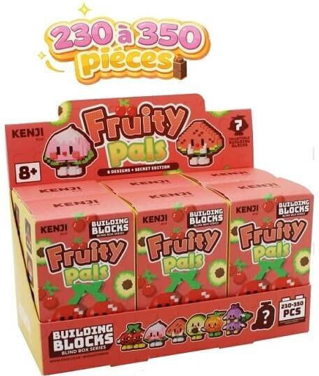 Kenji Kenji Fruity Pals Building Blocks for 8+ Years (Various Designs) 1pc
