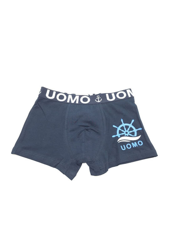 Topaki Cotton Kids Boxer Blue Marine