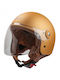 Garibaldi G11 Matt Ochre Yellow Cască Moto Jet ECE 22.06 1100gr