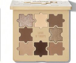 Sheglam Jazy Jigsaw Palette mit Gepresstem Puder Lidschatten in Love N' Taupe 8gr