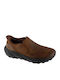 Slipins Conner Rayne Leather Men's Slip-Ons Brown