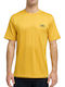 Quiksilver Nomad UPF 50+ Ανδρική Κοντομάνικη Αντηλιακή Μπλούζα Κίτρινη