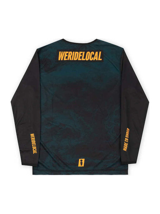 We Ride Local UPF 50+ Unisex Long Sleeve Sun Protection Shirt Green