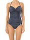 Prestige Blue Maternity Tankini Top