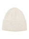 Beanie Γυναικείος Σκούφος Πλεκτός σε Εκρού χρώμα
