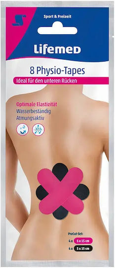 Lifemed Kinesiology Tapes 15 x 15cm 8 Pieces
