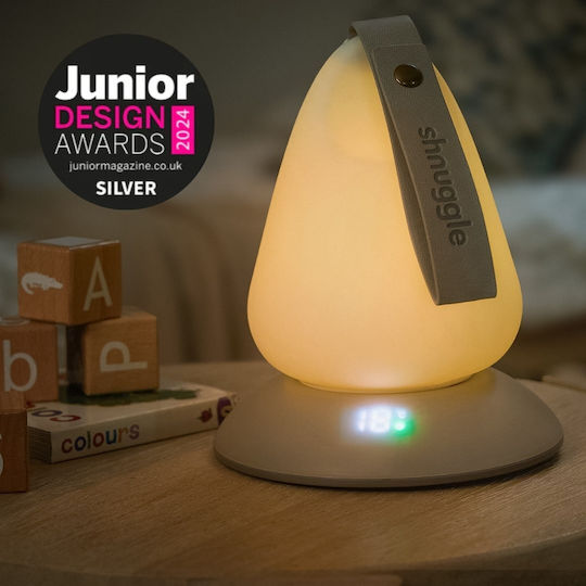 Shnuggle Moonlight Plus Portable Night Light Room Temperature Indicator Shn-moon-mk2