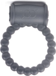 Penisring Mit Beads Vibration Silikon Schwarz Mokko T