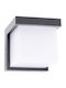 VK Lighting Wall-Mounted Outdoor LED Lighting IP65 9W With Warm White Light