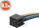 Car Iso Connector Radio Plug 0.2m Cable Power Speaker Adapter