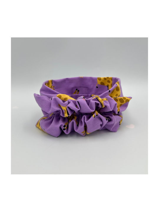 The Hippo & The Donkey Kids Hair Band In Purple Colour
