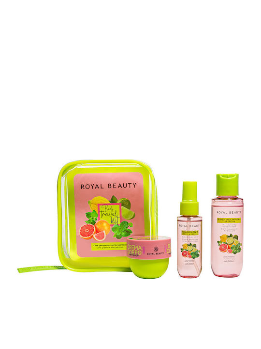 Royal Beauty Body Travel Kit Σετ Περιποίησης για Ενυδάτωση & Καθαρισμό Σώματος