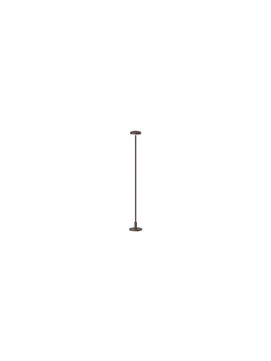 VK Lighting LED Outdoor Floor Lamp 1W With Warm White Light IP65 Brown