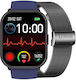 Gravity GT43-5 47mm Smartwatch με Παλμογράφο (Black)