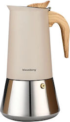 Klausberg Ηλεκτρικό Μπρίκι Espresso Inox Ασημί
