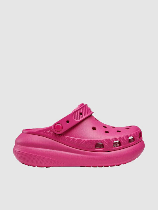 Crocs Classic Crush Дамски Сабо в Цвят Фуксия