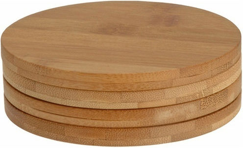 Zaros Set De Suporturi Pentru Pahare Rotundă Din Lemn Maro 11cm 4 Bucăți Zaros Set De Suporturi Pentru Pahare Rotundă Din Lemn Maro 11cm 4 Bucăți