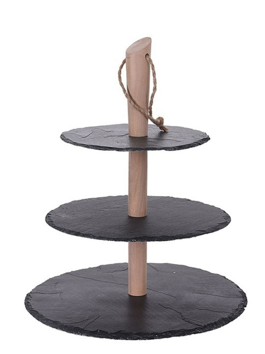 Zaros Ξύλινη Εταζέρα Π30.5xΜ30.5cm