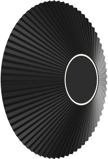 VK Lighting Wall Lamp with Integrated LED and Warm White Light Black 30cm