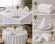 Blanc de Blanc Tablecloth White 150x220cm