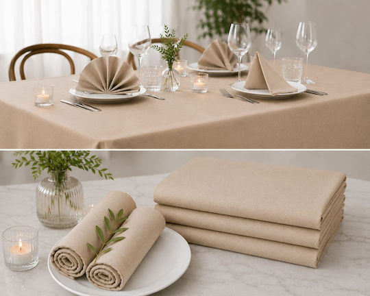 Blanc de Blanc Τραπεζομάντηλο Μπεζ 150x280cm