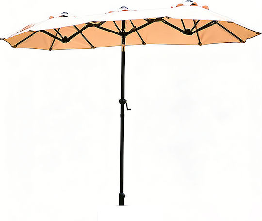 Umbrelă De Grădină Ovală Triplă Cu Manivelă Umbrelă De Grădină Ovală Triplă Cu Manivelă