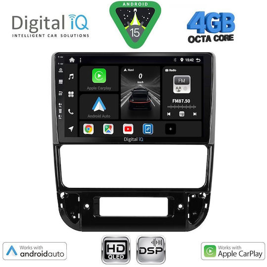 Digital IQ Car Audio System for Peugeot 406 1998-2004 (Bluetooth/USB/WiFi/GPS/Apple CarPlay/Android Auto) with 9" Touch Screen