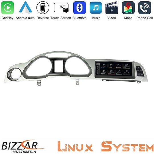 Bizzar Auto-Audiosystem für Audi A6 2004-2008 mit Touchscreen 8.8" Bluetooth USB AUX Eingebautes Wi-Fi GPS Apple CarPlay Android Auto